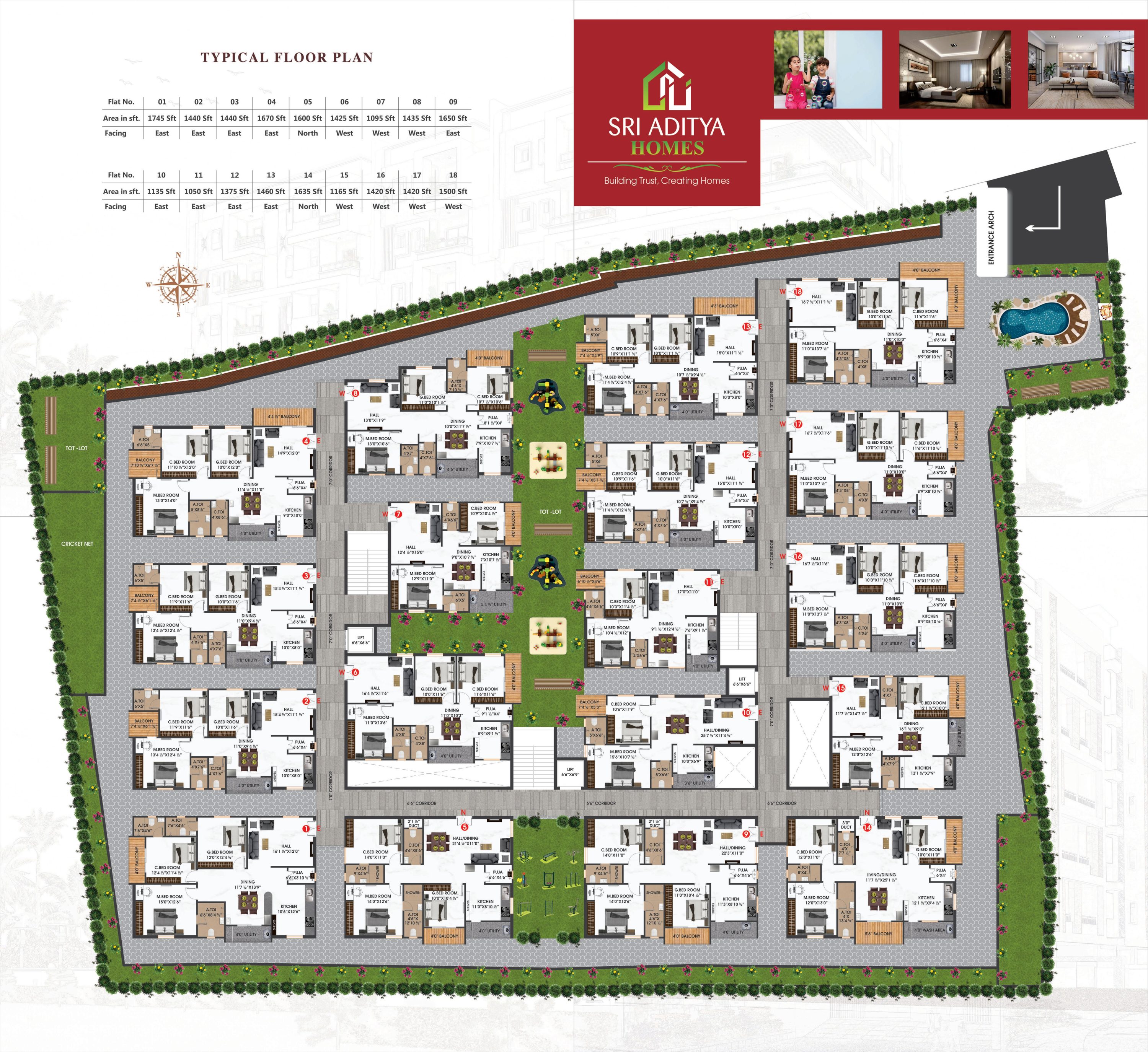 Sri Aditya Homes Floor Plan